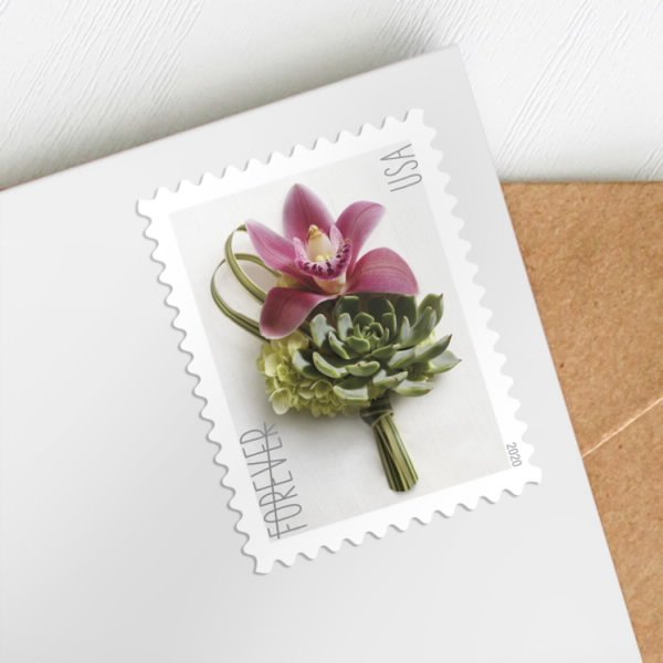 Contemporary Boutonniere Stamps