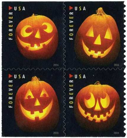 Jack-O'-Lanterns Stamps