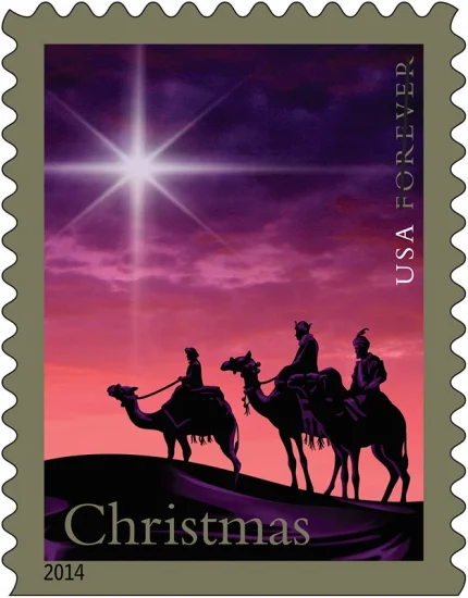 Christmas Magi Stamps