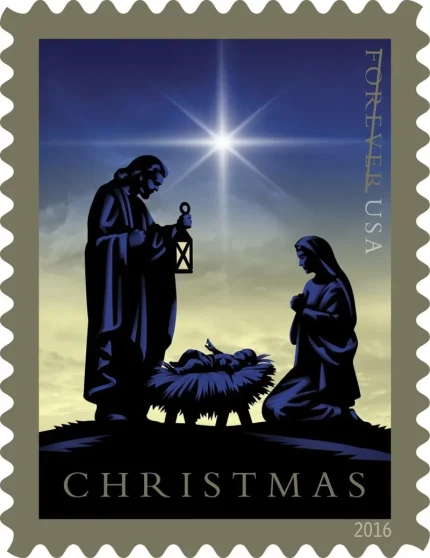 Traditional Christmas: Nativity Stamps