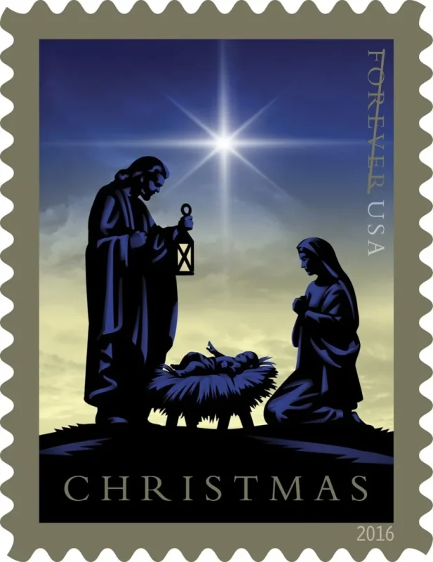 Traditional Christmas: Nativity Stamps