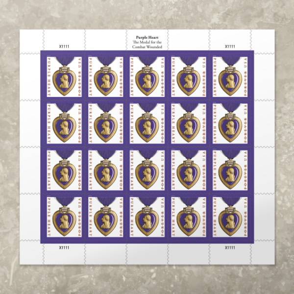 Purple Heart Medal 2019 Stamps