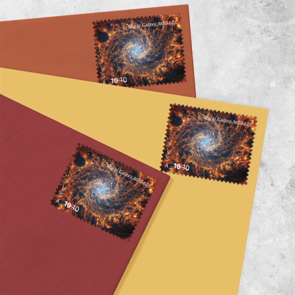 Spiral Galaxy Stamps