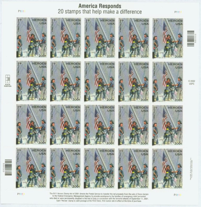 Heroes of 2001 Semipostal Stamps