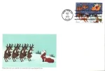 Santa and Sleigh stamps