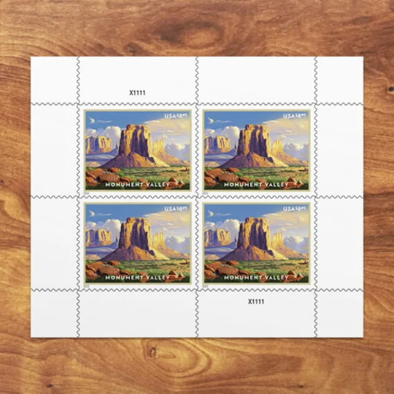 $8.95 Monument Valley Stamps