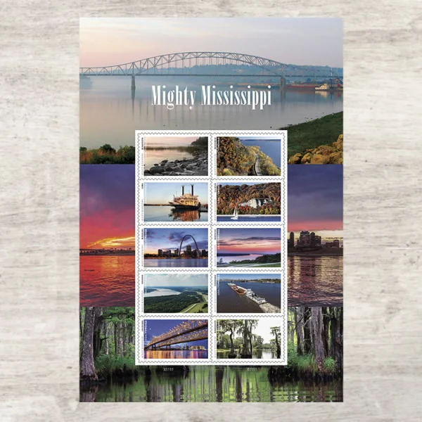 The Mighty Mississippi River Stamps