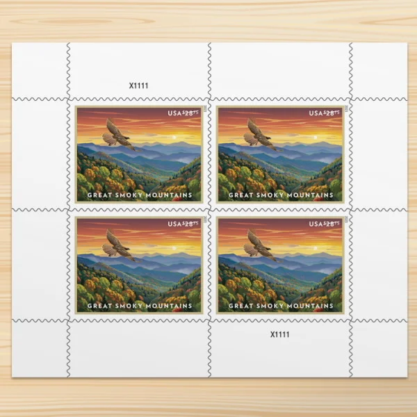 $28.75 Great Smoky Mountains Stamps