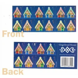 Contemporary Christmas: Gingerbread Houses Stamps