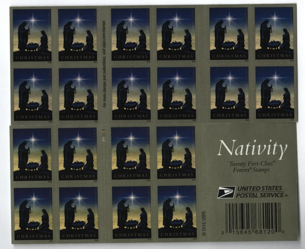 Traditional Christmas: Nativity Stamps