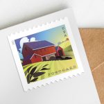 Barns Postcard Stamps