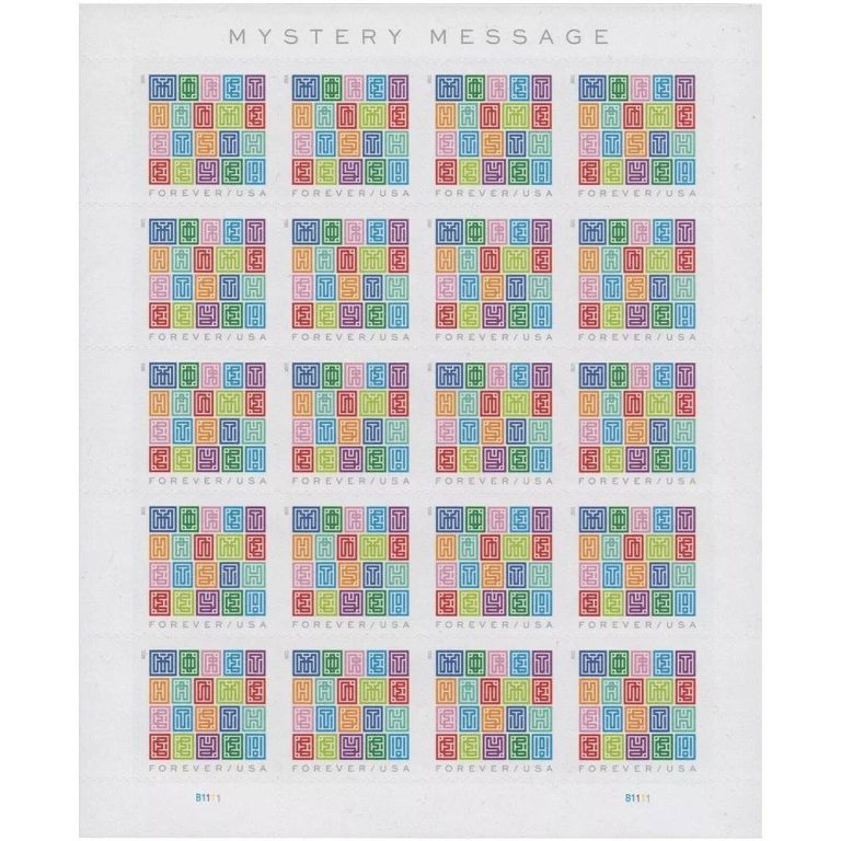 Mystery Message Stamps