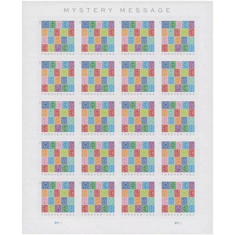 Mystery Message Stamps