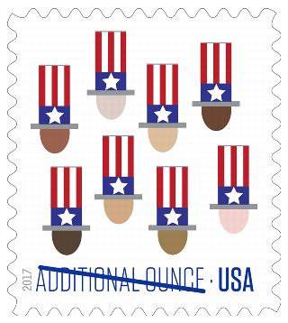 2017 Uncle Sam's Hat stamps