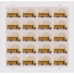 School Bus Stamps