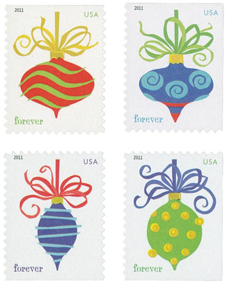 Holiday Baubles 2011 Stamps