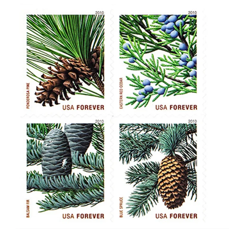 2010 Holiday Evergreens Stamps