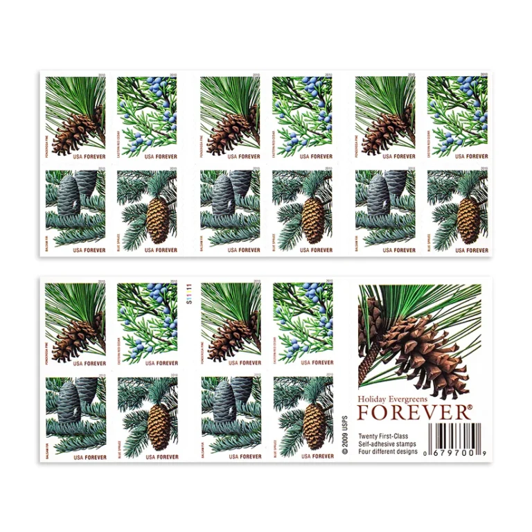 2010 Holiday Evergreens Stamps