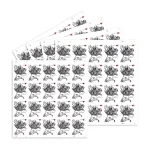 2015 Imperforate Vintage Rose Stamps