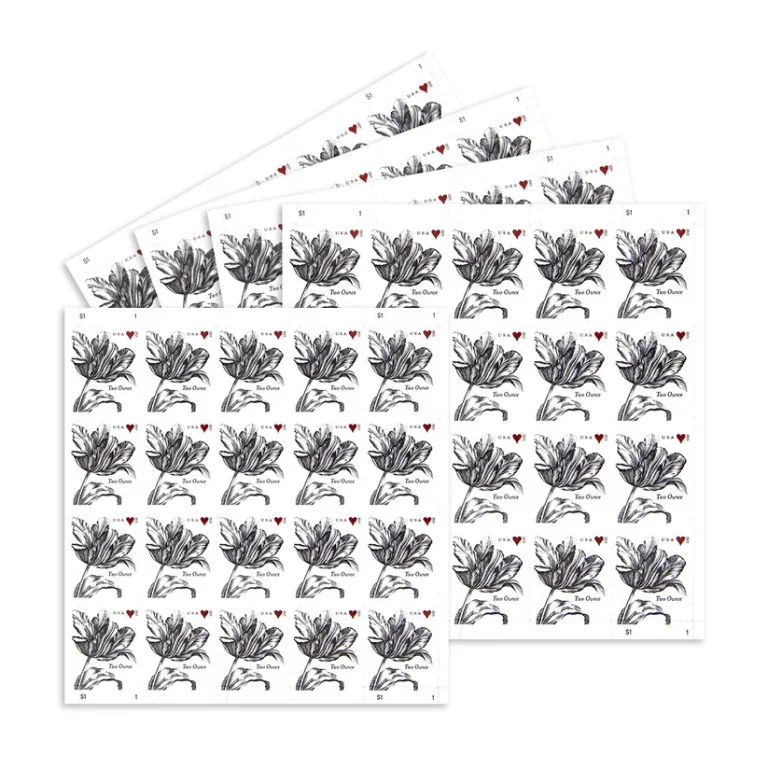 2015 Imperforate Vintage Rose Stamps