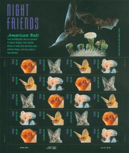 American Bats 2002  Stamps
