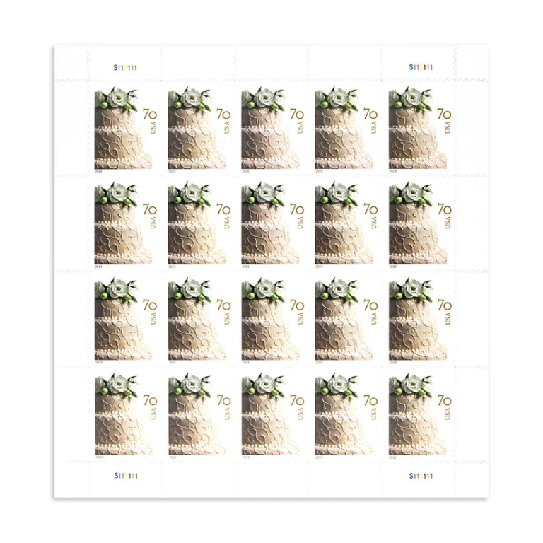 Wedding Cake 2014 Postage Stamps