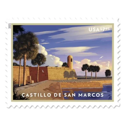 2021 Castillo De San Marcos - Priority Mail Stamps