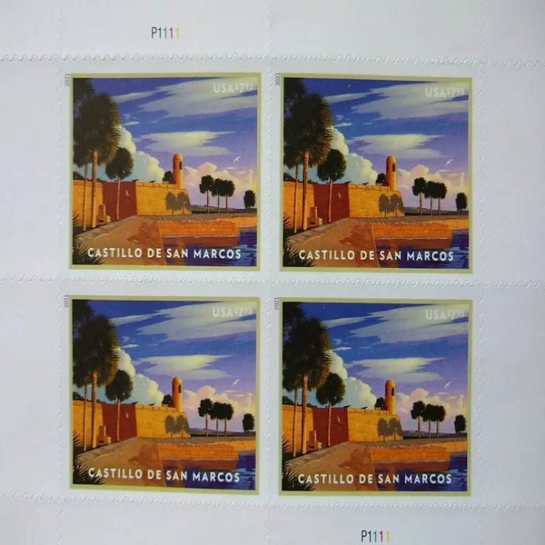 2021 Castillo De San Marcos - Priority Mail Stamps