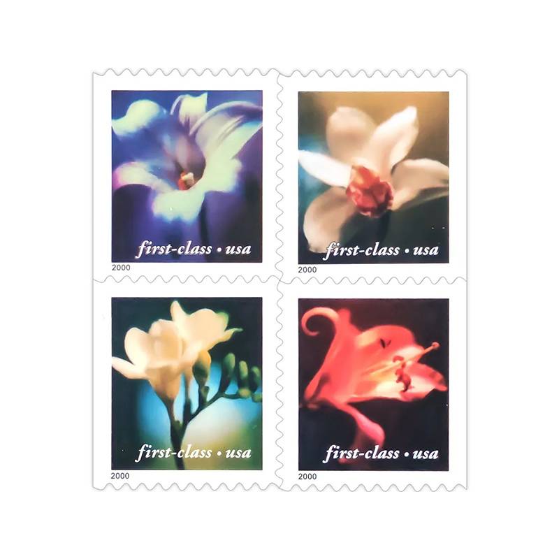 Four Flowers Stamps 2000 Four Flowers Stamps 2000