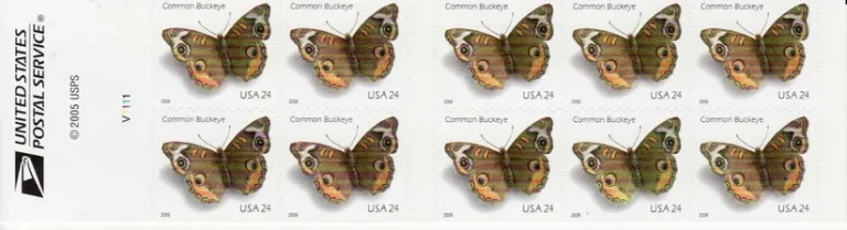 2006 Common Buckeye Butterfly  Stamps