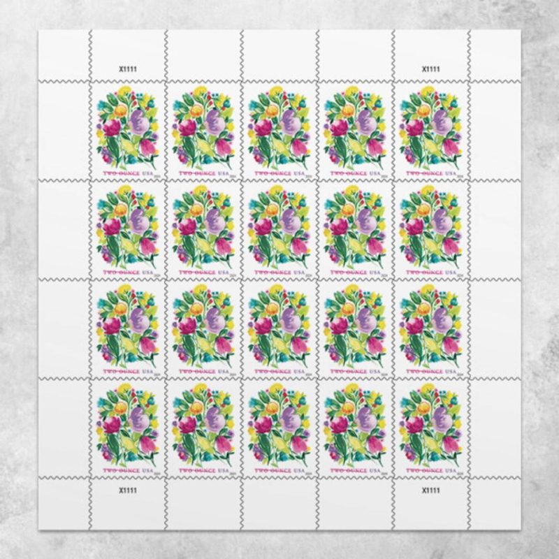 Wedding Blooms Stamps