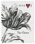 2015 Imperforate Vintage Rose Stamps
