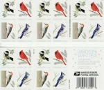 Birds in Winter Stamps