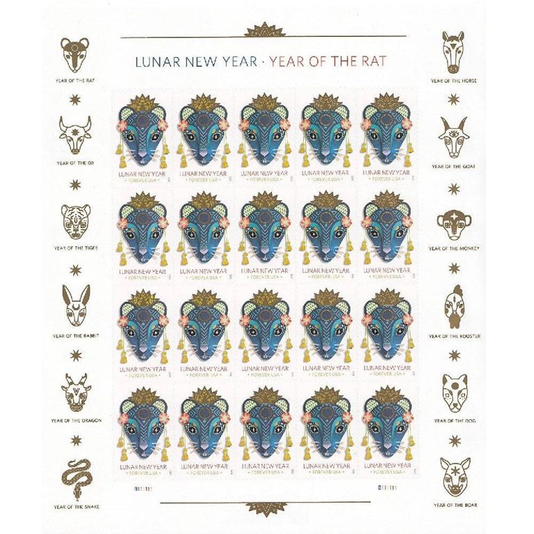 2020 Year of the Rat – Lunar New Year Series  Stamps
