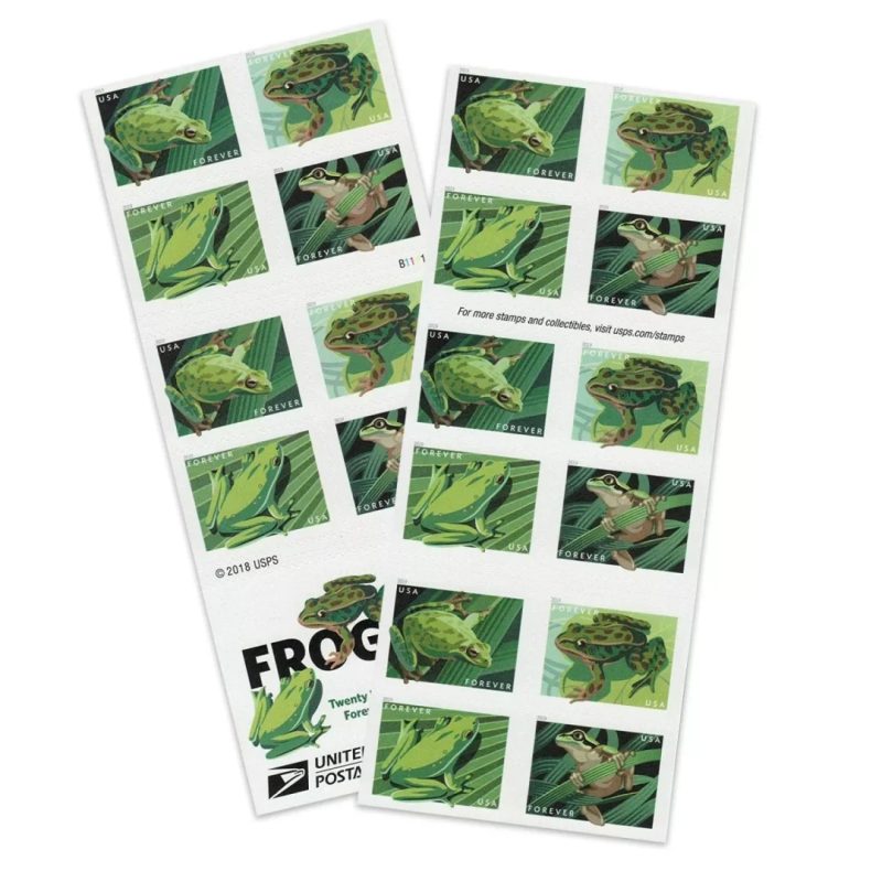 Squirrel Tree Frog Stamps