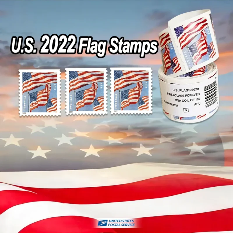 U.S. Flag 2022 Stamps_Rolls