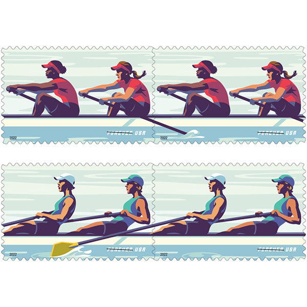 2022 Women's Rowing Stamps