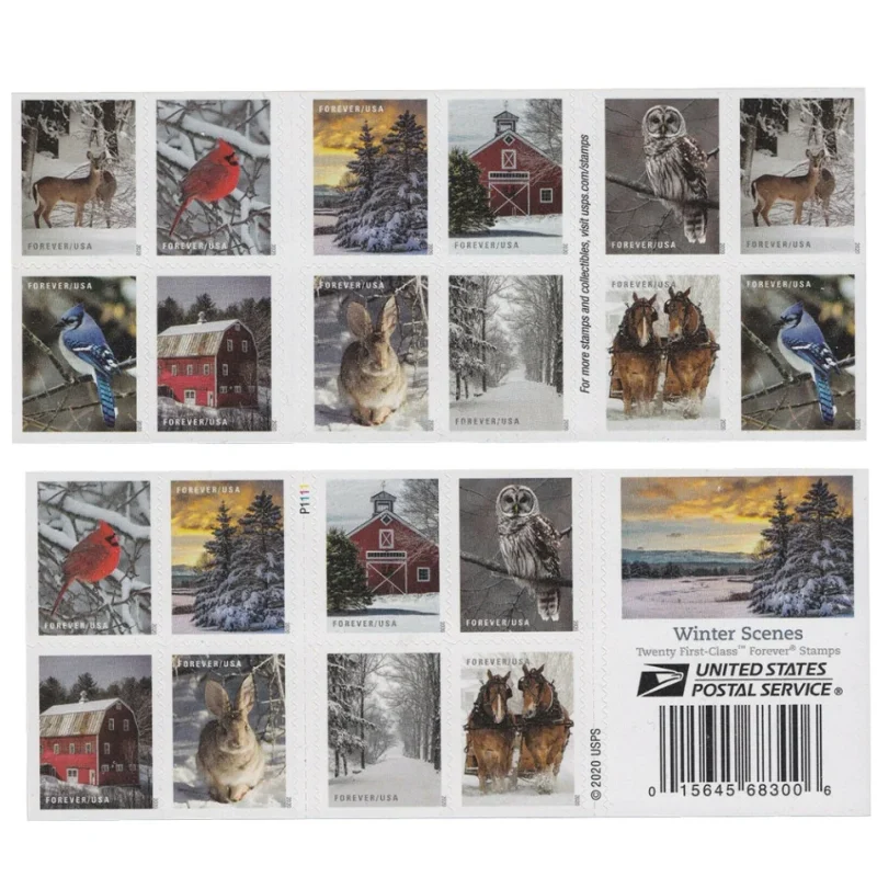 Winter Scenes Stamps