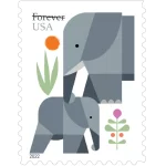 Elephants Stamps