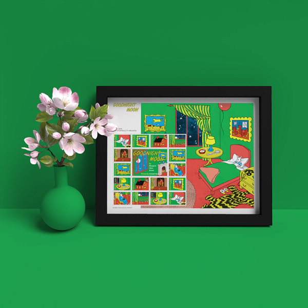 Goodnight Moon Framed Stamps