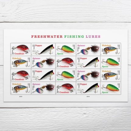 Freshwater Fishing Lures Stamps