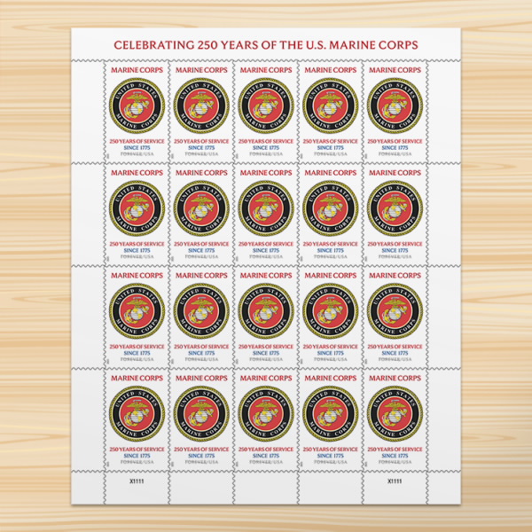 U.S. Marine Corps 250th Stamps U.S. Marine Corps 250th Stamps