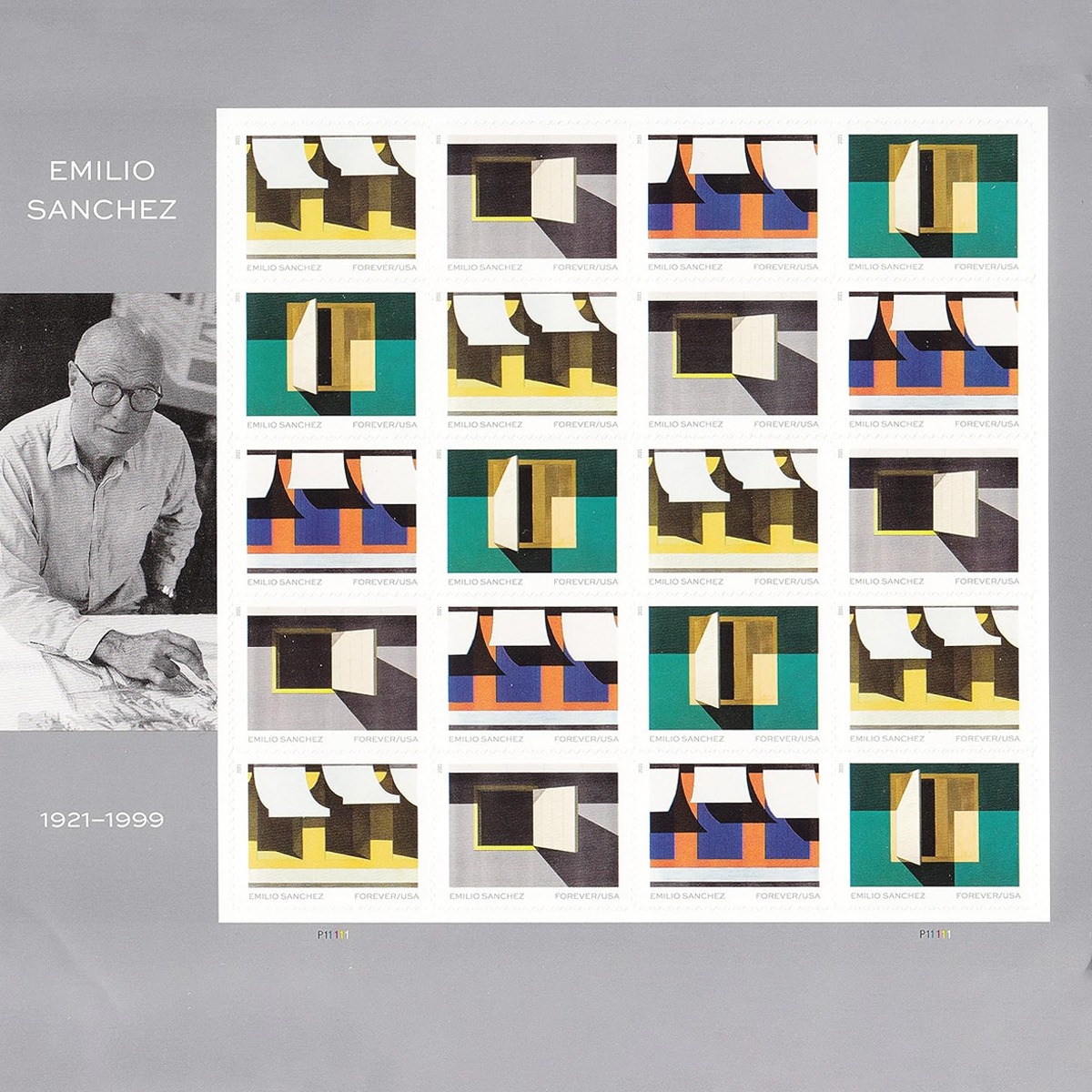 2021 Emilio Sanchez Stamps 2021 Emilio Sanchez Stamps