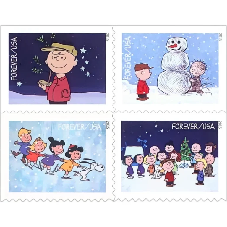 A Charlie Brown Christmas stamps