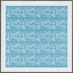 2017 Love Series: Airplane Skywriting Love  Stamps