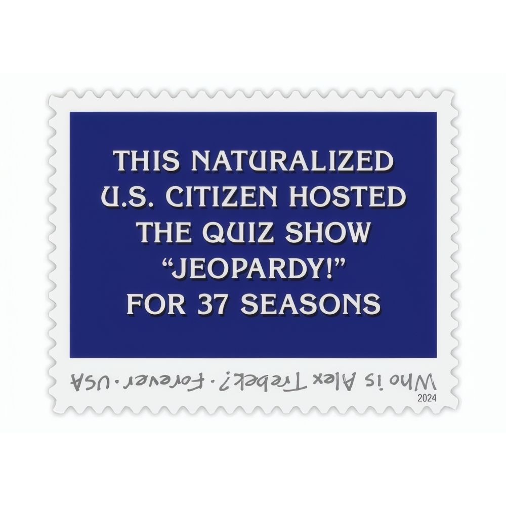 2024 Alex Trebek Stamps 2024 Alex Trebek Stamps