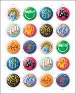 Pinback Buttons 2024 Stamps