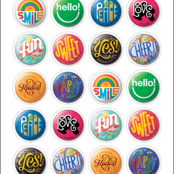 Pinback Buttons 2024 Stamps