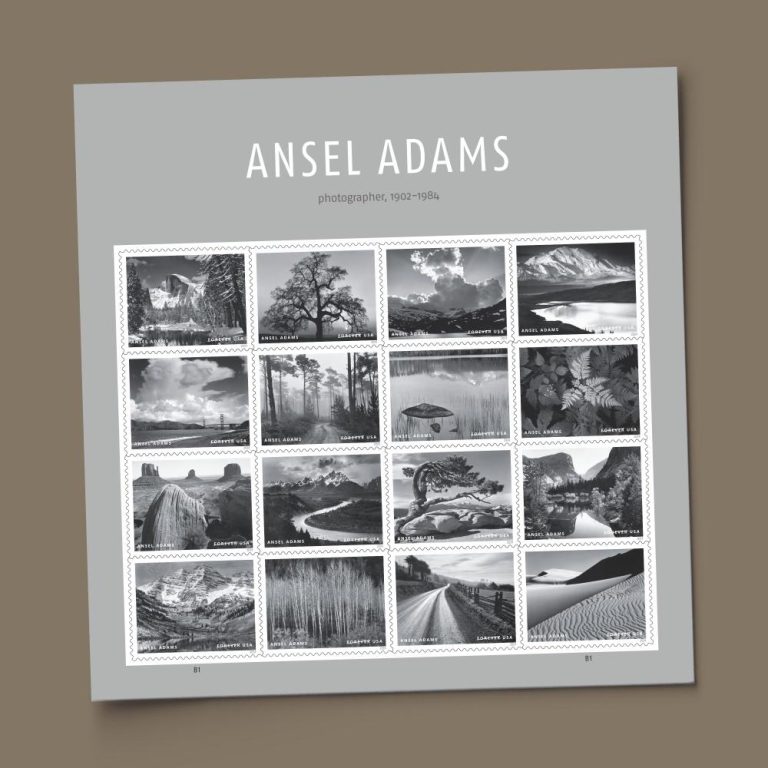 Ansel Adams Framed Stamps