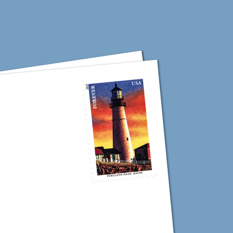 2013 New England Coastal Lighthouses Imperforate stamps